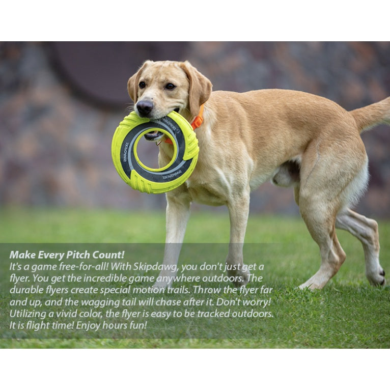Skipdawg Duroflex Disc & Slinger Ball — Durable Dog Toys for Fetch & Tug