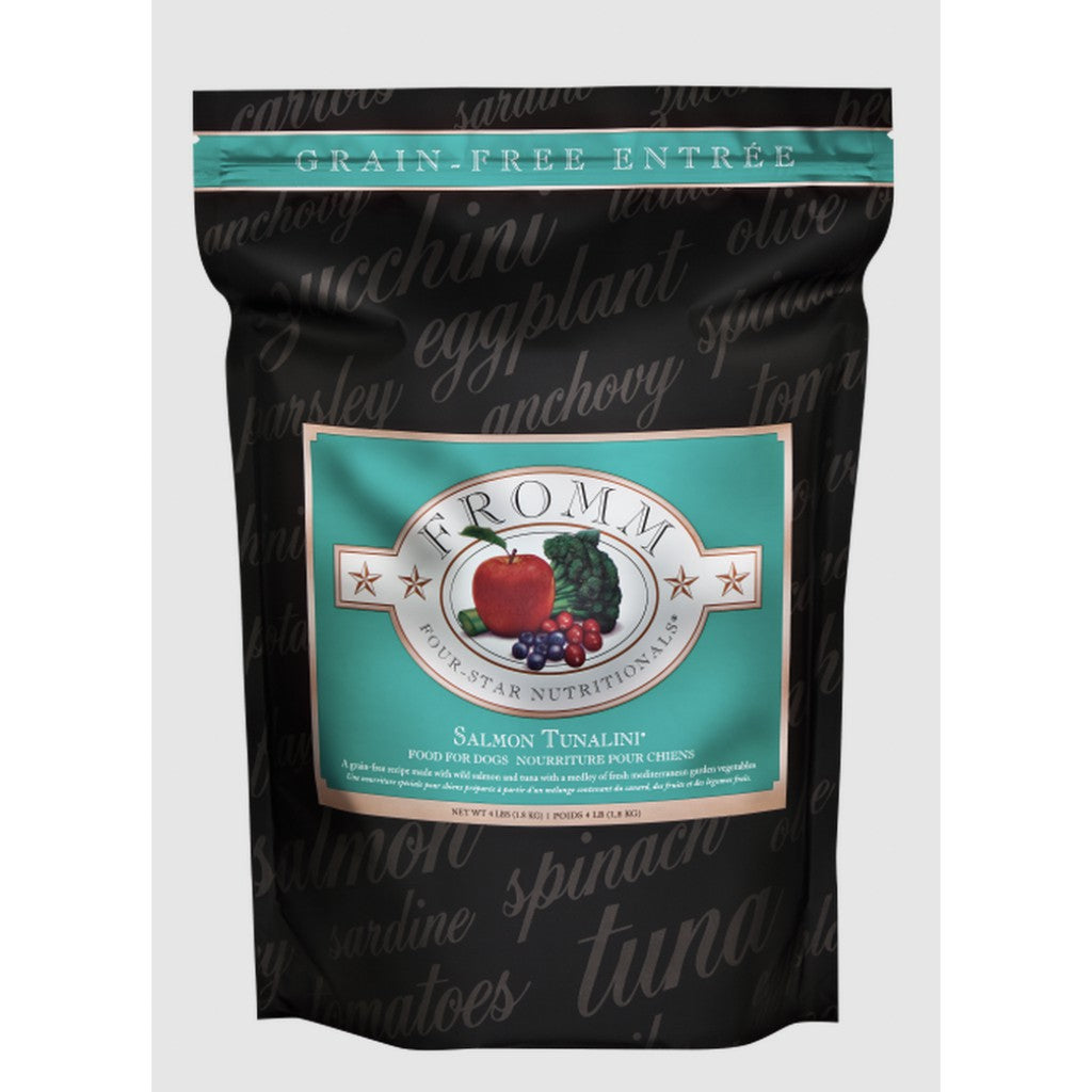 Fromm Family Pet Food Four-Star Salmon Tunalini — Grain-Free Dry Dog Food (4lb)