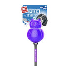 GiGwi Push to Mute Toy — Dinoball & Owl with TPR and Nylon Strap