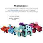 GiGwi Duraspikes Series — Durable Canvas Plush Dog Toy with TPR Spikes