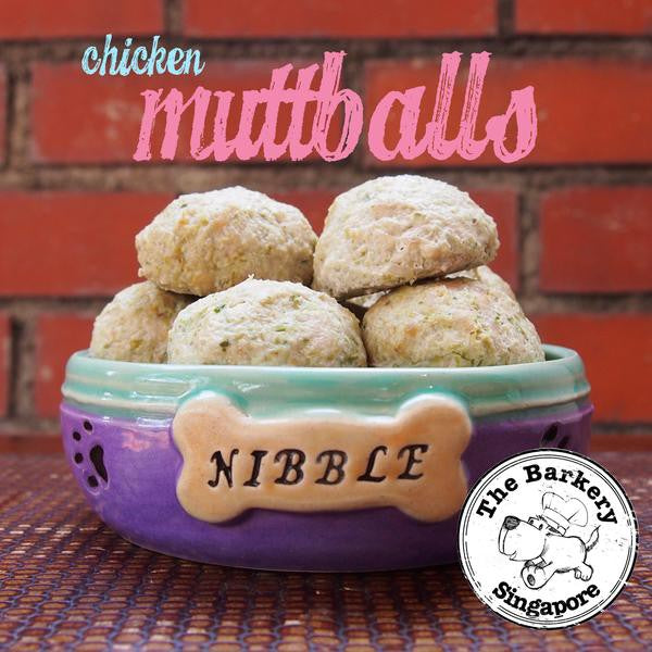 The Barkery MUTTBALLS — Premium Natural Meatball Treats for Dogs (Pack of 6)