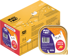 Load image into Gallery viewer, Mau &amp; Me! Frozen Cooked/Raw Cat Food (8x150g-1.2kg Box)
