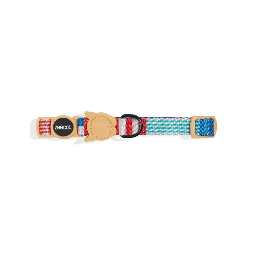 Zee.Cat Breakaway Cat Collar — Soft Polyester Safety Collar (One Size)