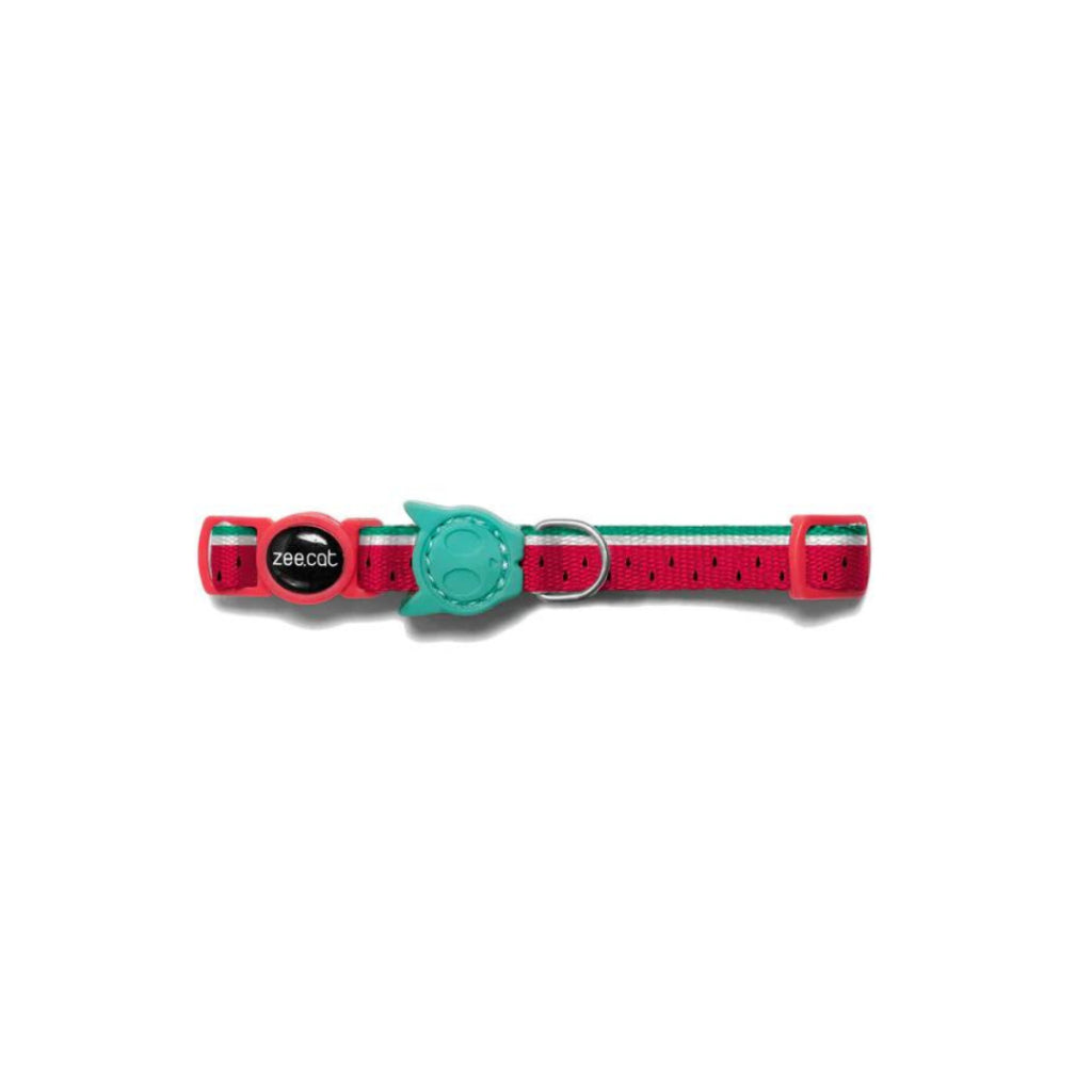 Zee.Cat Breakaway Cat Collar — Soft Polyester Safety Collar (One Size)