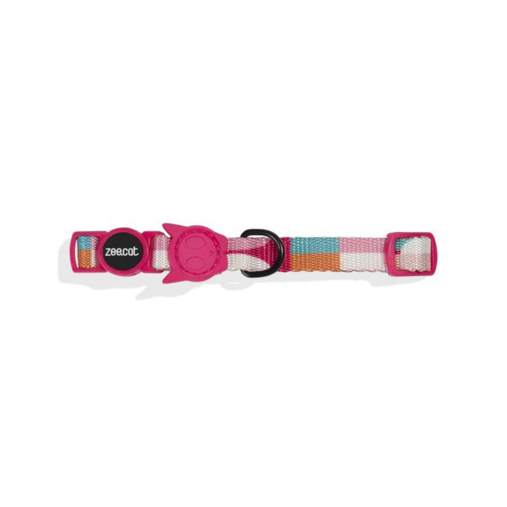 Zee.Cat Breakaway Cat Collar — Soft Polyester Safety Collar (One Size)