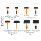 Bass De-Matting Slicker Brush — Soft & Firm Options (Size XS, S, M, L)