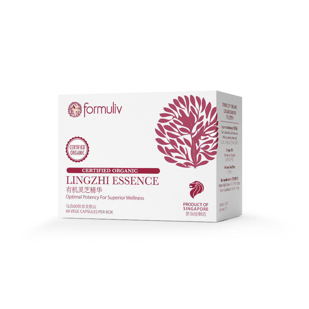 Formuliv Organic Cordyceps/Lingzhi for Pet Owners — Certified Organic TCM Supplement (60 Caps)