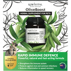KiwiVital OliveBoost Herbal Therapy — Immune & Heart Support for Dogs & Cats (80g/150g)