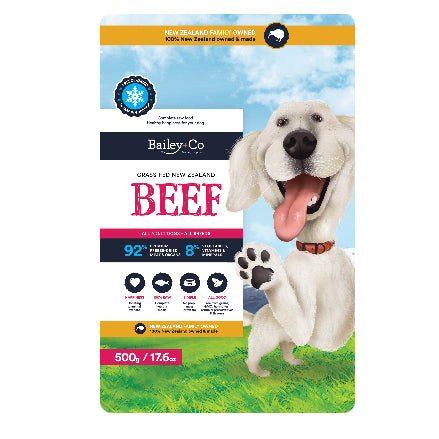 Bailey+Co New Zealand Grass-Fed Lamb — Freeze-Dried Raw Dog Food (500g/1.2kg)