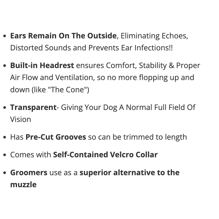 Provizor NovaGuard Recovery Cone Collar for Dogs & Cats — Alternative to E-Collar (7 Sizes)