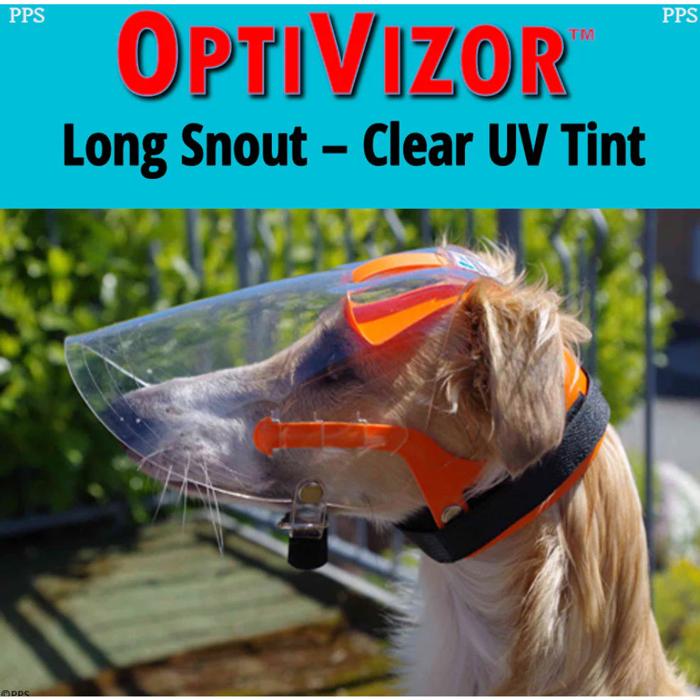 OptiVizor Eye Protection — UV Shield for Dogs & Cats (Post-Surgery, Injury, Blindness)