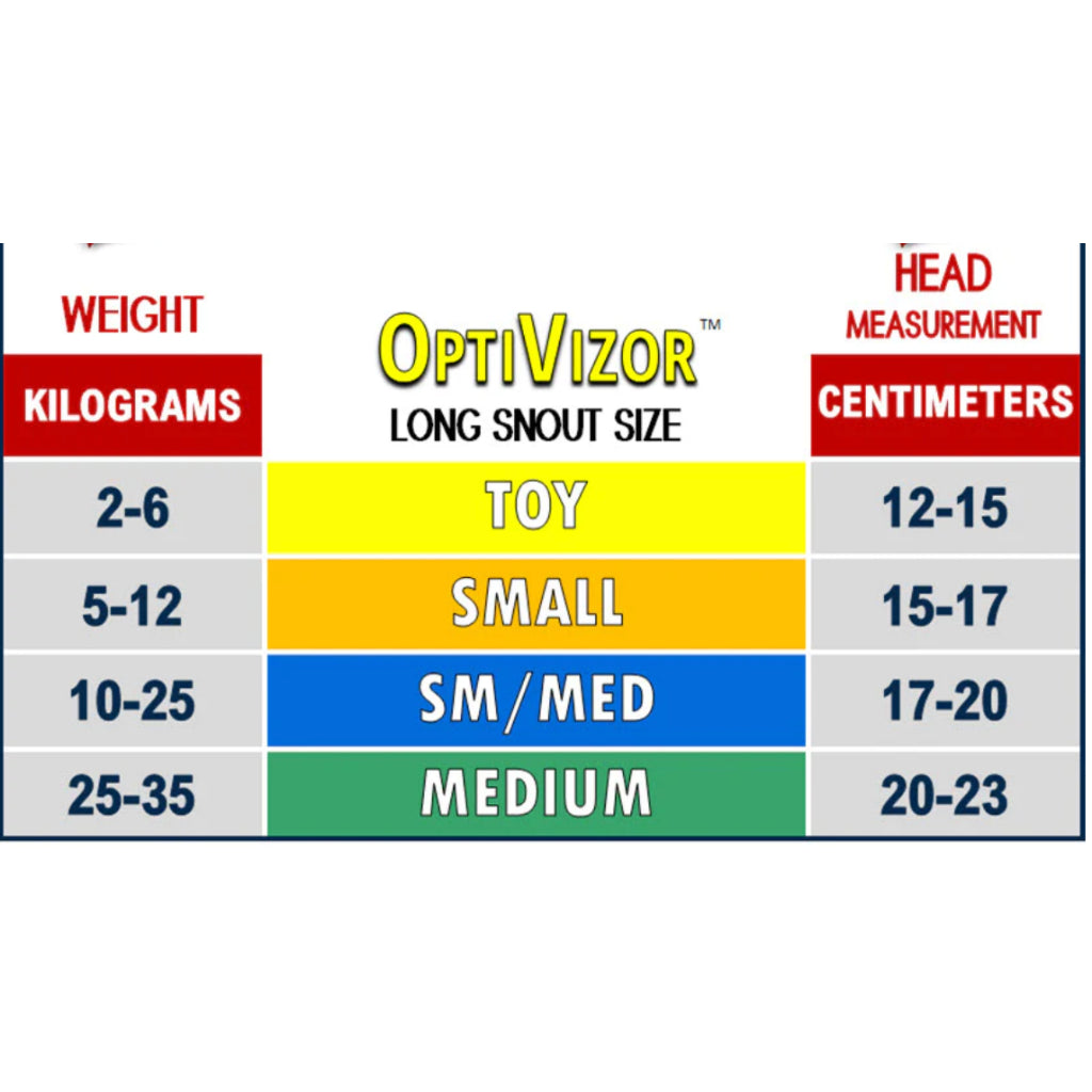 OptiVizor Eye Protection — UV Shield for Dogs & Cats (Post-Surgery, Injury, Blindness)