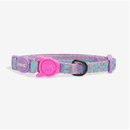 Zee.Cat Breakaway Cat Collar — Soft Polyester Safety Collar (One Size)
