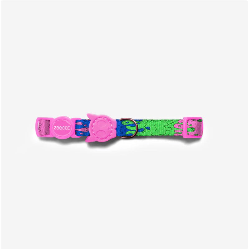 Zee.Cat Breakaway Cat Collar — Soft Polyester Safety Collar (One Size)
