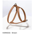 ST ARGO Vegan Leather Harness — Adjustable No-Pull for Dogs & Cats