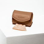 ST ARGO Poop Bag Holder — Vegan Leather Waste Bag Dispenser (Fits Standard Bags)
