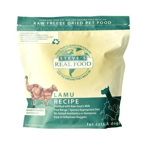 Steve's Real Food Freeze-Dried Raw Food — 7 Protein Flavours (20 oz Bag)