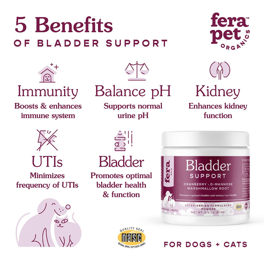 Fera Pet Organic Bladder Support — Organic Cranberry for Dogs & Cats (2.1oz)