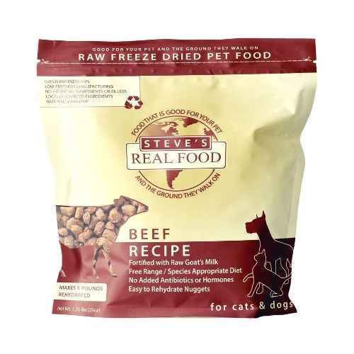 Steve's Real Food Freeze-Dried Raw Food — 7 Protein Flavours (20 oz Bag)