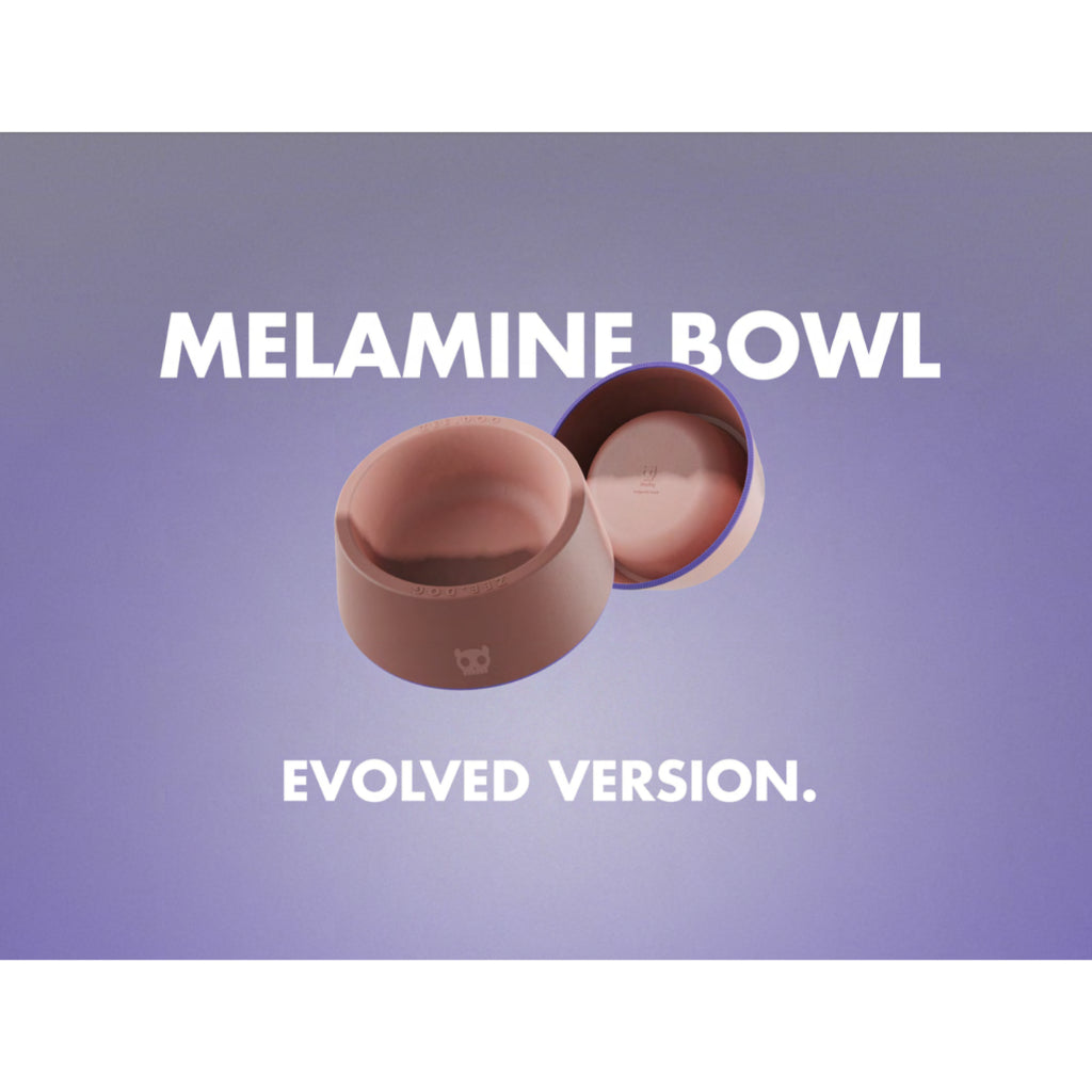 Zee.Dog Classic Bowl 2.0 — Melamine Pet Bowl with Anti-Slip Base (2 Sizes, 2 Colours)