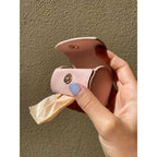 ST ARGO Poop Bag Holder — Vegan Leather Waste Bag Dispenser (Fits Standard Bags)