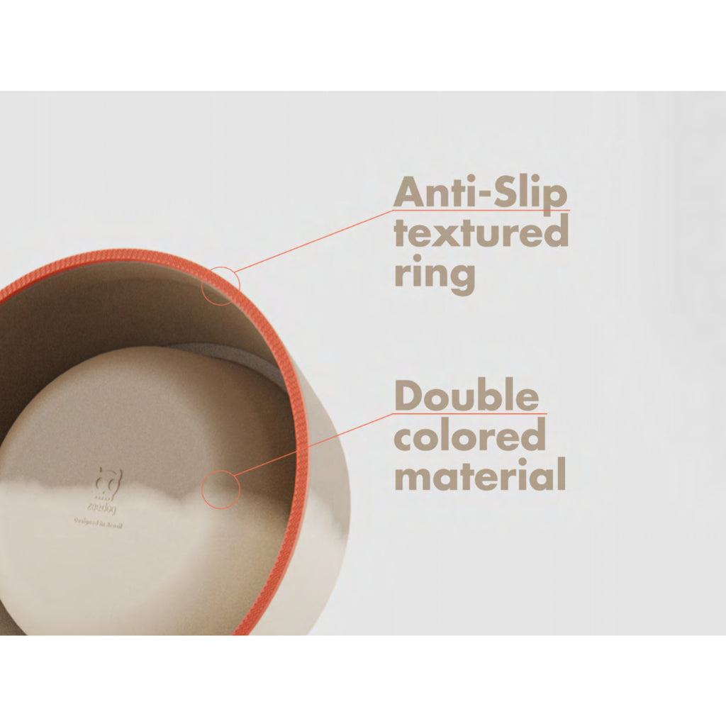 Zee.Dog Classic Bowl 2.0 — Melamine Pet Bowl with Anti-Slip Base (2 Sizes, 2 Colours)