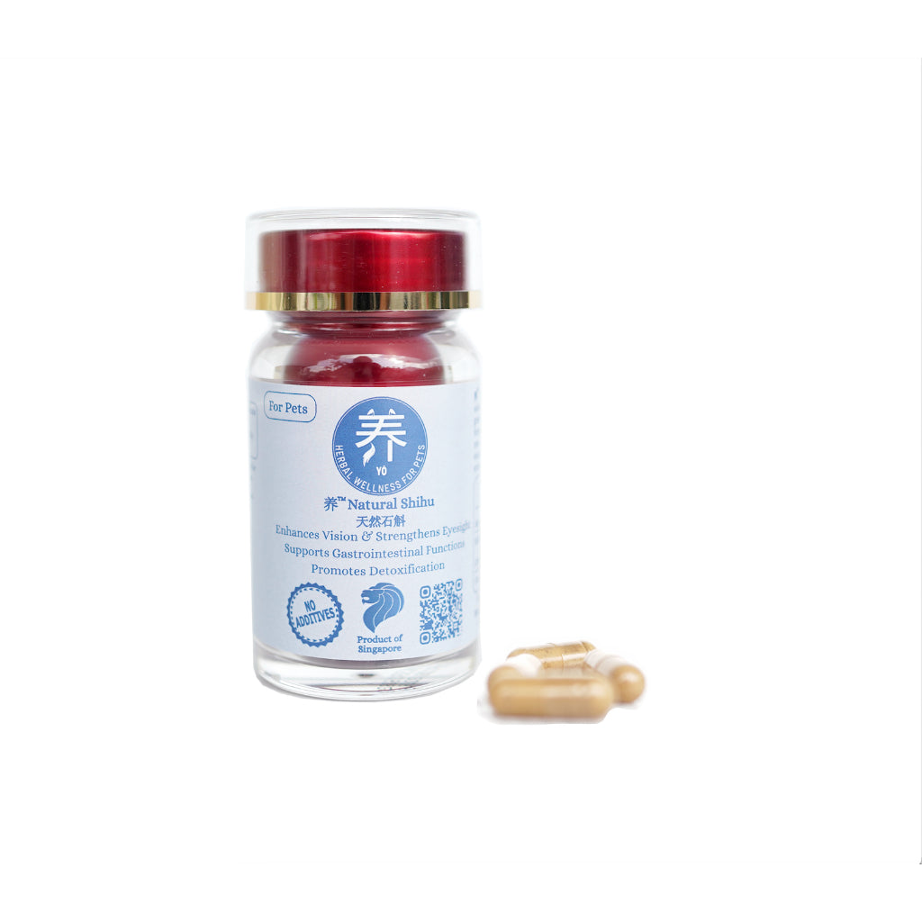 Yo Natural Shihu Supplement — Natural Vision & Detox Support for Dogs & Cats (30 Capsules)