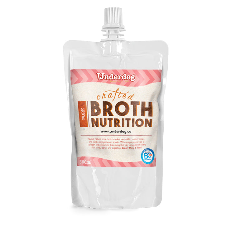 Underdog Frozen Broth — Bone Broth Topper for Dogs (350ml)