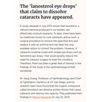 Lanomax® Lanosterol Eye Drops — 2x Formula for Cataracts (10ml)