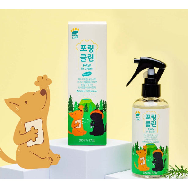 Pawlink in Clean Waterless Cleansers — Spray, Face, Ear & Toothpaste for Cats & Dogs