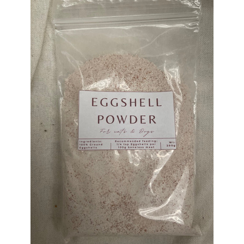 Eggshell Powder Calcium Supplement for Cats & Dogs — Value Pack (100g–1kg)