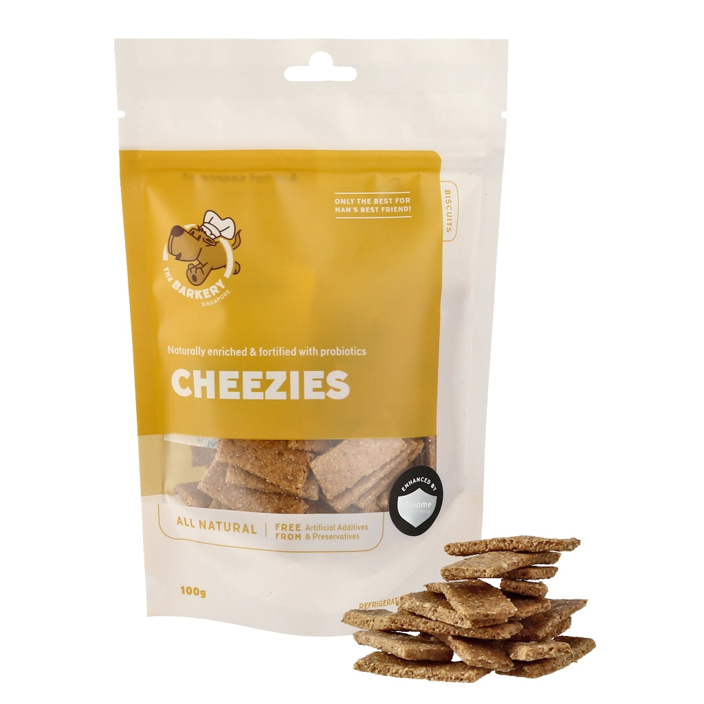 The Barkery Cheezies Biscuits — Handmade Cheese Treats (100g)