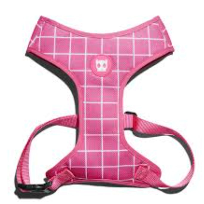 Zee.Dog Air Mesh Plus Harness — Breathable Pink Wave Vest (XS-L)