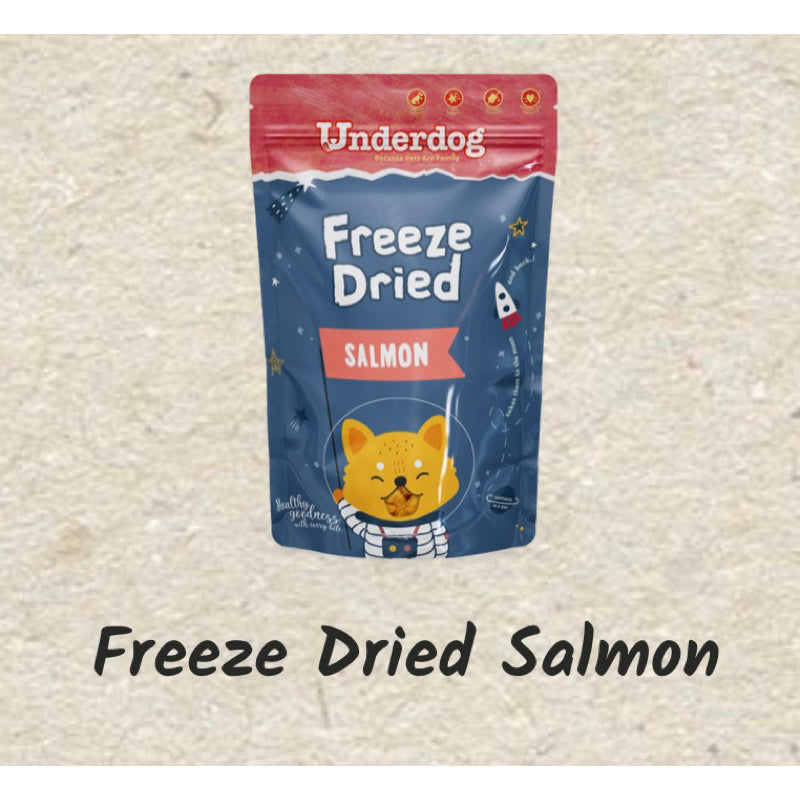 Underdog Air-Dried & Freeze-Dried Dog Treats — Natural Single-Protein (Multiple Flavours & Sizes)