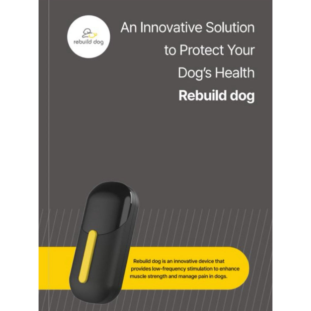 Rebuild Dog EMS — Wearable Muscle Stimulation & Pain Relief Device for Dogs (Waist Band)