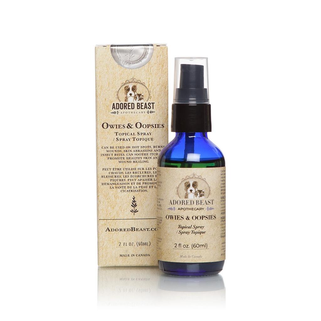 Adored Beast Owies & Oopsies Topical Spray — Natural Wound & Skin Care (60ml)