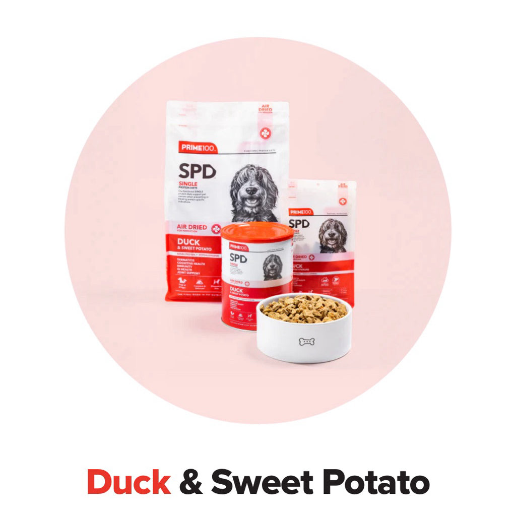 Prime100 SPD™ Air Dried Single Protein Dog Food — Complete & Balanced (3 Flavours, 120g/600g)