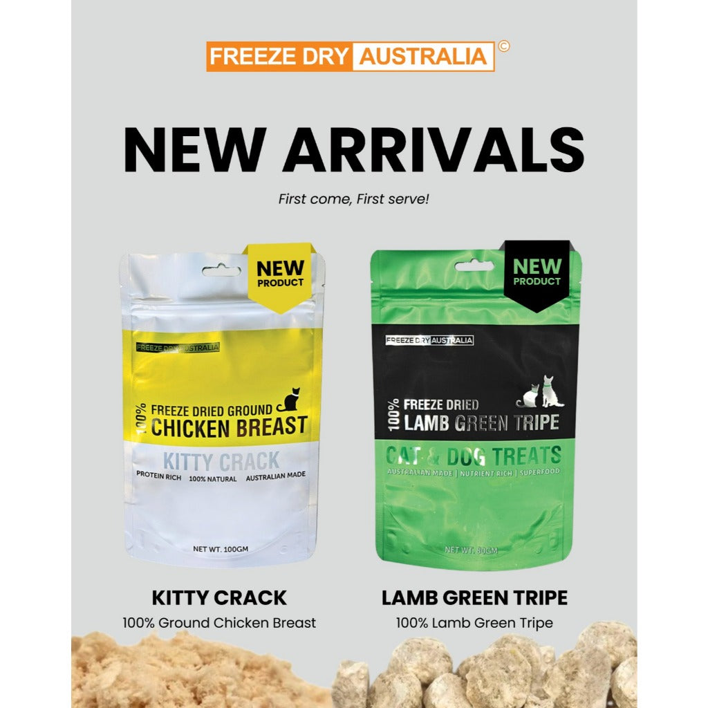 Freeze Dry Australia Freeze-Dried Treats — 100% Natural Single-Ingredient (Various Proteins)