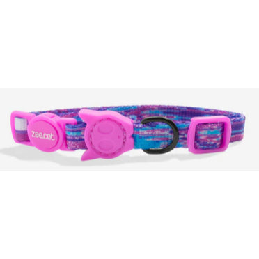 Zee.Cat Breakaway Cat Collar — Soft Polyester Safety Collar (One Size)