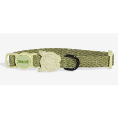 Zee.Cat Breakaway Cat Collar — Soft Polyester Safety Collar (One Size)