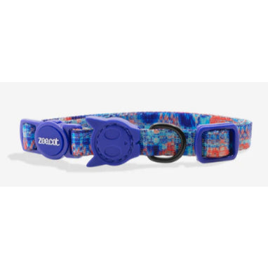 Zee.Cat Breakaway Cat Collar — Soft Polyester Safety Collar (One Size)