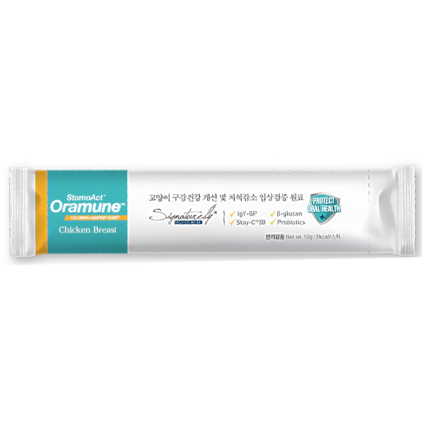 Oramune Oral Care Stick for Cats — Chicken Breast & Tuna and Cod (10g)