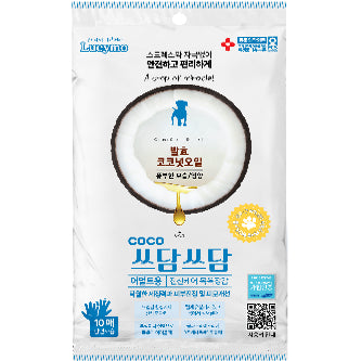 CocoTsdamTsdam Nourishing Care Gloves — No-Rinse Moisturizing for Pets (10 Pcs)