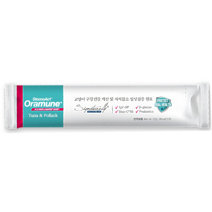 Oramune Oral Care Stick for Cats — Chicken Breast & Tuna and Cod (10g)