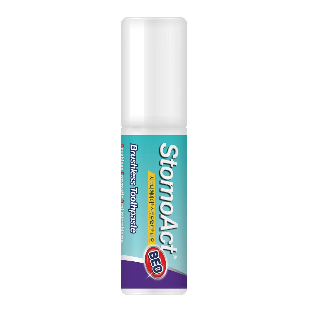 Signatureby StomoAct BEO Probiotic Enzyme Toothpaste — Brushless Oral Care (90g)