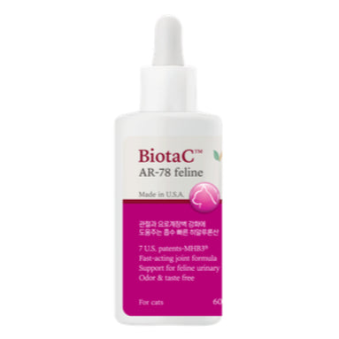 Signatureby BiotaC AR-78 — Joint & Urinary Supplement for Dogs & Cats (Canine 50ml, Feline 60ml)