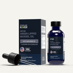 Four Leaf Rover Safe-Sea Green Lipped Mussel Oil — Omega-3 for Joints, Immune & Skin (3.8oz)