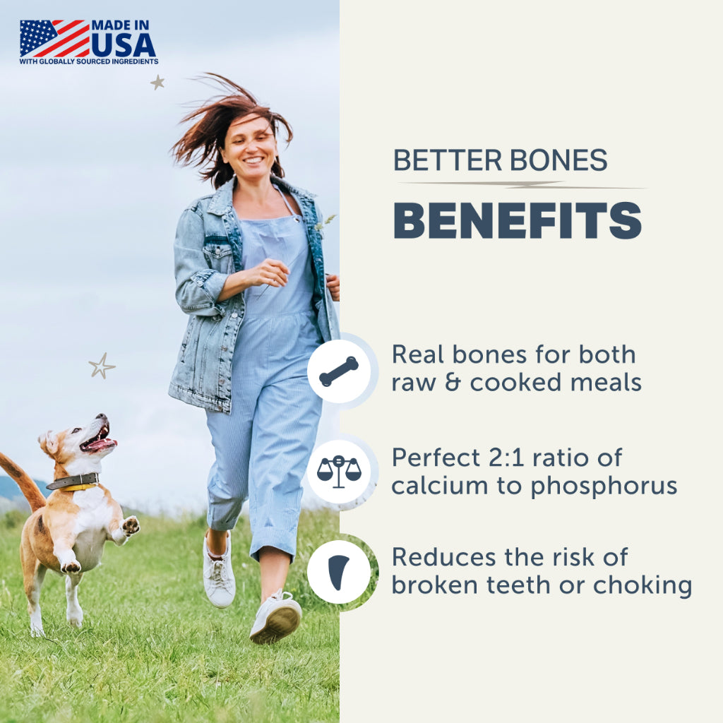 Four Leaf Rover Better Bones — Air-Dried Bone Meal for Dogs (8.04oz)
