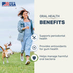 Four Leaf Rover Oral Health — Dog Dental Powder for Fresh Breath & Gum Care