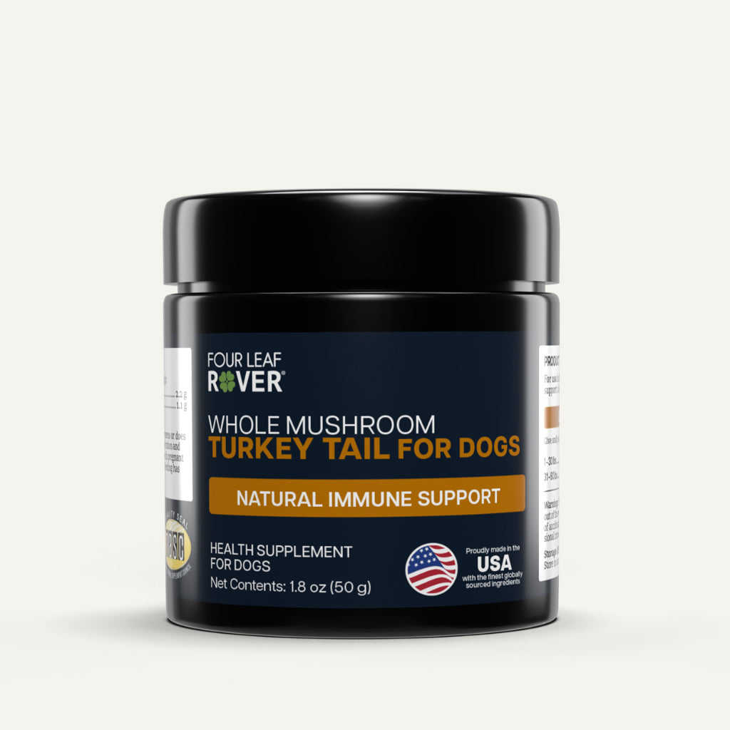 Four Leaf Rover Turkey Tail Mushroom — Organic Immune Support for Dogs (28.5g)